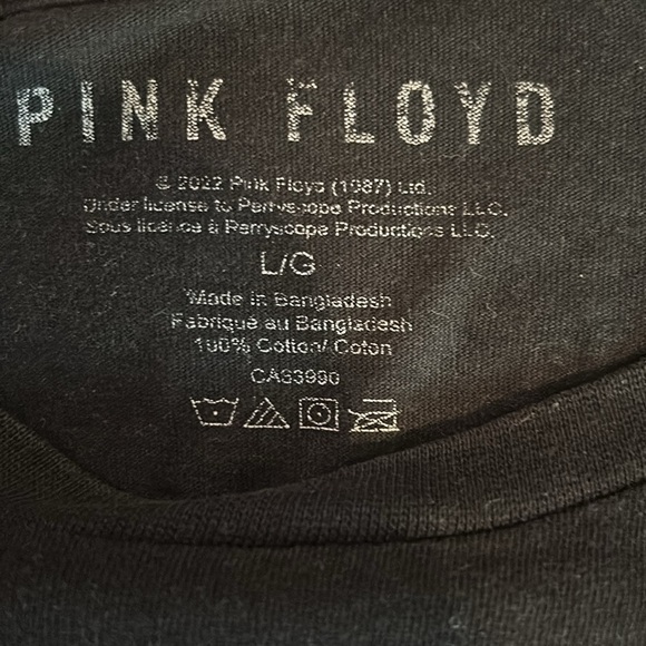 Pink Floyd Black Graphic T-Shirt - Picture 2 of 7